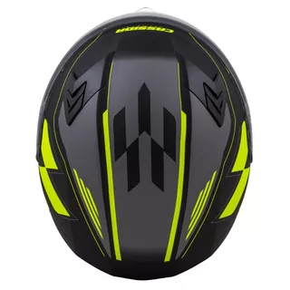 Moto přilba Cassida Integral 3.0 RoxoR - černá matná/žlutá fluo/šedá