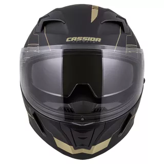 Motorcycle Helmet Cassida Integral 3.0 Turbohead - Black Matte/Gold