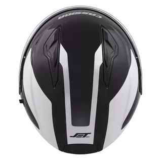 Motorcycle Helmet Cassida Jet Tech Corso - Black Matt/Fluo Yellow