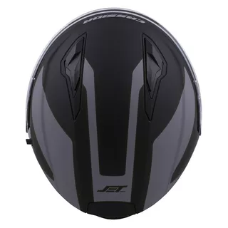 Motorcycle Helmet Cassida Jet Tech Corso - Black Matt/Fluo Yellow