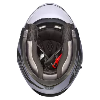 Motorcycle Helmet Cassida Jet Tech Corso - Black Matte/Grey