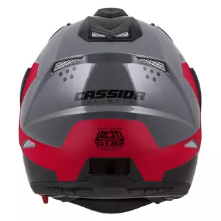 Motorcycle Helmet Cassida Tour 1.1 Spectre - Grey/Light Grey/Fluo Yellow/Black