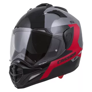 Motorcycle Helmet Cassida Tour 1.1 Spectre - Grey/White/Black