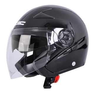 Motorcycle Helmet W-TEC Neikko - Black Shine - Black Shine