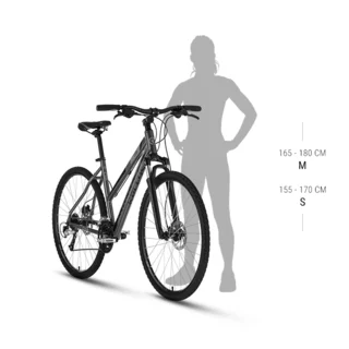 Dámské crossové kolo KELLYS CLEA 90 28" - model 2025 - Graphite Grey