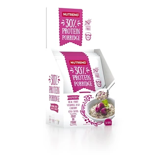 Proteinová ovesná kaše Nutrend Protein Porridge 5x50g - malina