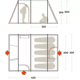 Tent FERRINO Proxes 5 New