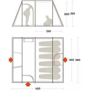 Tent FERRINO Proxes 6 New