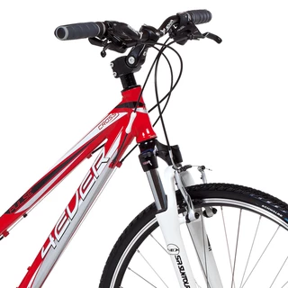 Női cross kerékpár 4EVER Pulse - II. oszt - piros-fehér