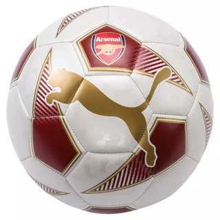 Futbalová lopta Puma Arsenal 08289701 chilli červeno-biela