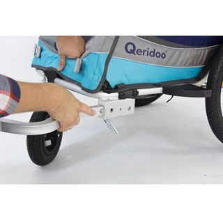 Multifunctional Bicycle Trailer Qeridoo Sportrex 1 - Purple