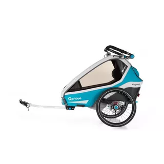 Vozík za kolo Qeridoo KidGoo 1 Sport - Petrol Blue