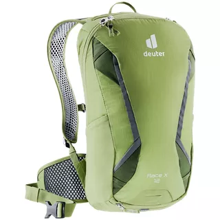 Cyklistický batoh Deuter Race X - redwood-paprika - pistachio-pine