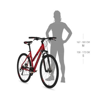 Dámsky crossový bicykel KELLYS CLEA 10 28" - model 2021 - Grey Pink