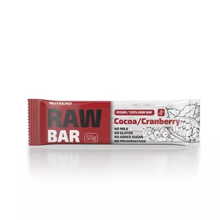 Tyčinka Nutrend Raw Bar 50 g - kakao+lískový ořech