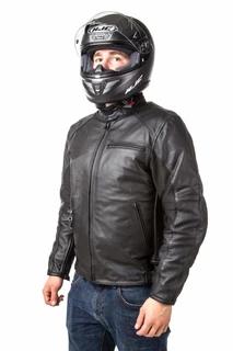 Airbag kabát Helite Roadster Vintage fekete bőr
