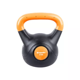 Hantla bitumiczna inSPORTline Kettlebell Dark 8 kg