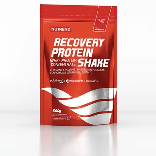 Proteínový koncentrát Nutrend Recovery Protein Shake 500g - jahoda