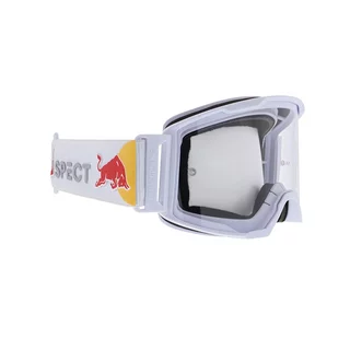 MX Goggles RedBull Spect Strive, bílé matné, plexi čiré