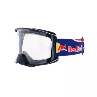 Motokrosové brýle RedBull Spect Strive tmavě modré matné, plexi čiré
