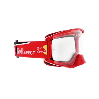 Motocross brýle RedBull Spect Spect Strive, červené matné, plexi čiré