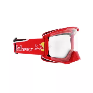 MX Goggles RedBull Spect Spect Strive, červené matné, plexi čiré