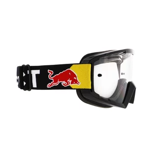 Motocross Goggles Red Bull Spect Strive, Matte Black, Clear Lens