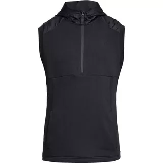 Pánská vesta Under Armour Threadborne Terry SL Hoody - Black/Black