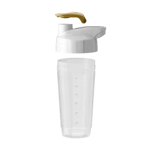 Shaker Nutrend 2021 700 ml - Clear with Gold Logo