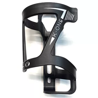 Side Water Bottle Cage ROTO Slide K-One Plastic - Black/White Logo