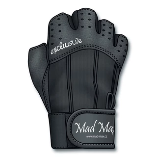 Fitness rukavice Mad Max Clasic Exclusive - čierna
