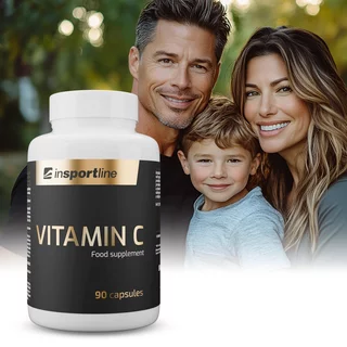 Doplněk stravy inSPORTline Vitamin C, 90 kapslí