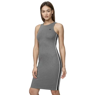 Pletené šaty 4F SUDD012 - Middle Grey Melange
