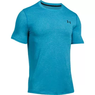 Pánske tričko Under Armour Threadborne Fitted SS - XXL - BLUE SHIFT / STEALTH GRAY