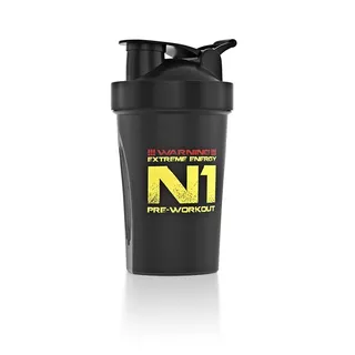 Shaker Nutrend 400 ml - schwarz - schwarz