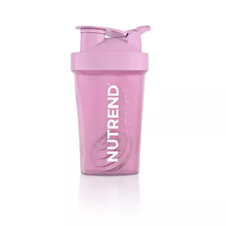 Shaker Nutrend 400 ml - černá - růžová