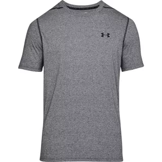 Pánske tričko Under Armour Threadborne Fitted SS - L - Black/Black