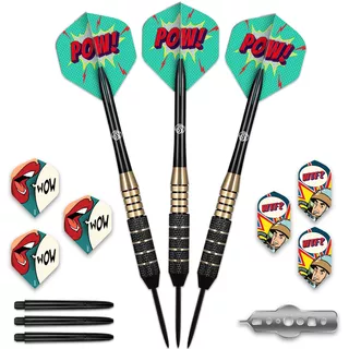 Darts nyíl Shot Value Range Gift Pack steel 3 db