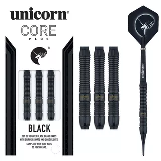 Šipky Unicorn Core Plus Black S1 3ks