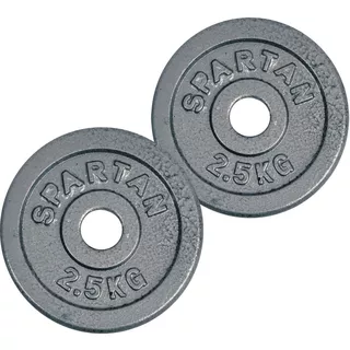 Závaží Spartan 2 x 2,5 kg 30 mm ocelové