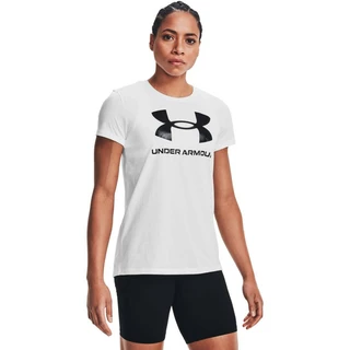 Women’s T-Shirt Under Armour Live Sportstyle Graphic SSC - Hot Pink - White