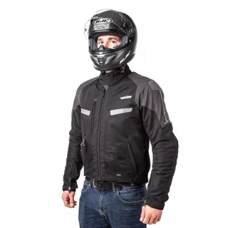 Summer Airbag Jacket Helite Vented - Black-Grey