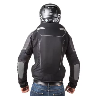 Summer Airbag Jacket Helite Vented - Black-Grey