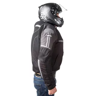 Summer Airbag Jacket Helite Vented - Black-Grey