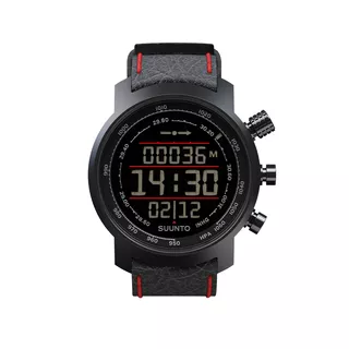 Outdoorový computer Suunto Elementum Terra N/ Black/Red leather - černo-červená