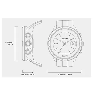 Sportovní hodinky SUUNTO Spartan Sport Wrist HR Blue - 2.jakost
