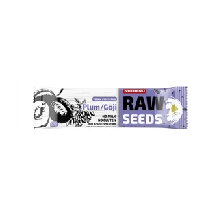 Tyčinka Nutrend Raw Seeds Bar 50 g - slivka+goji