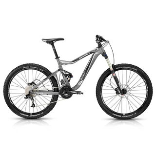 Celoodpružený bicykel KELLYS Swag 30 27,5" - model 2015 - šedo-čierna