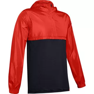 Pánska ľahká bunda Under Armour Wind Anorak - Black / Stealth Gray / Black - Radio Red / Black / Black