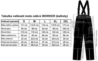 Kombinéza na motorku WORKER Foibos